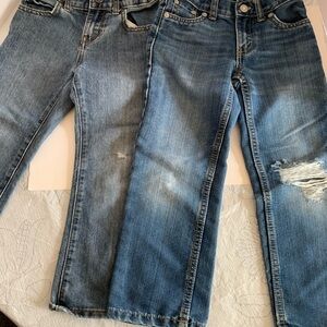 Children Place faded blue size 5. Levi’s  505 Regular size 5 faded blue jeans.